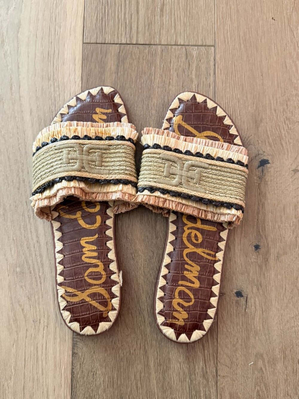 sam edelman | Georgia Slide Sandal raffia 8.5